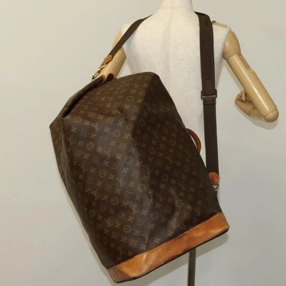 LOUIS VUITTON Monogram Sac Marine Shoulder Bag LV Auth - Picture 15 of 16